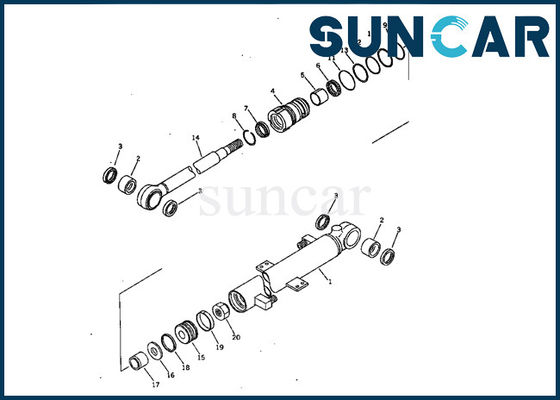 কেনা 707-00-50650 বুম সিলিন্ডার সিলিং কিট কোমাতসু PW05-1 খননকারীর মডেলের জন্য মেরামত সিল কিট online manufacture