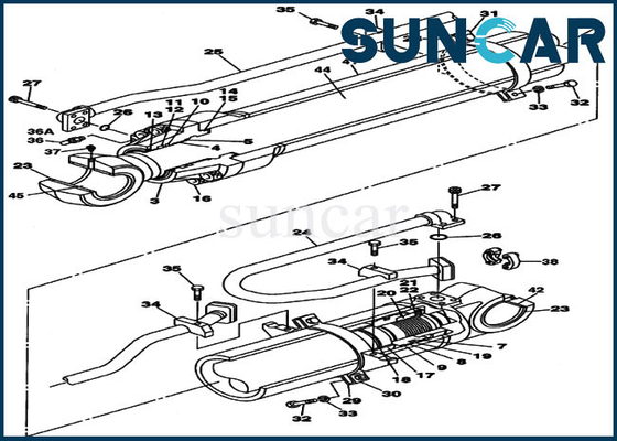 কেনা CX460 CX470B কেস অয়েল সীল LZ008350 আর্ম সিলিন্ডার সার্ভিস কিট প্রতিস্থাপন কিট online manufacture